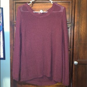 Maroon oversized sweater